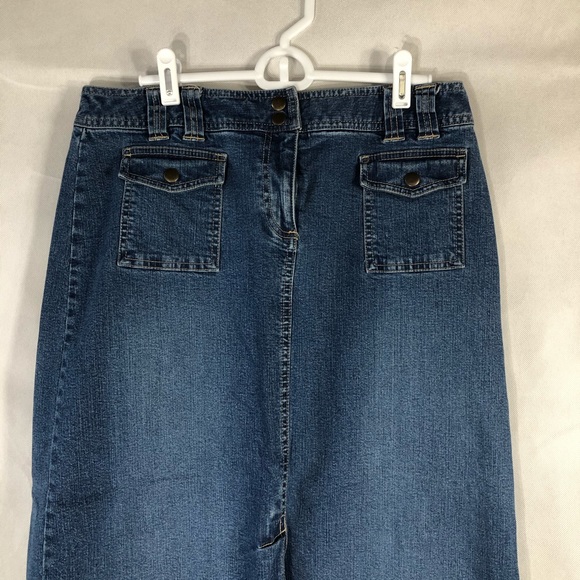 Style & Co Denim Jean Modest Skirt - Picture 5 of 8